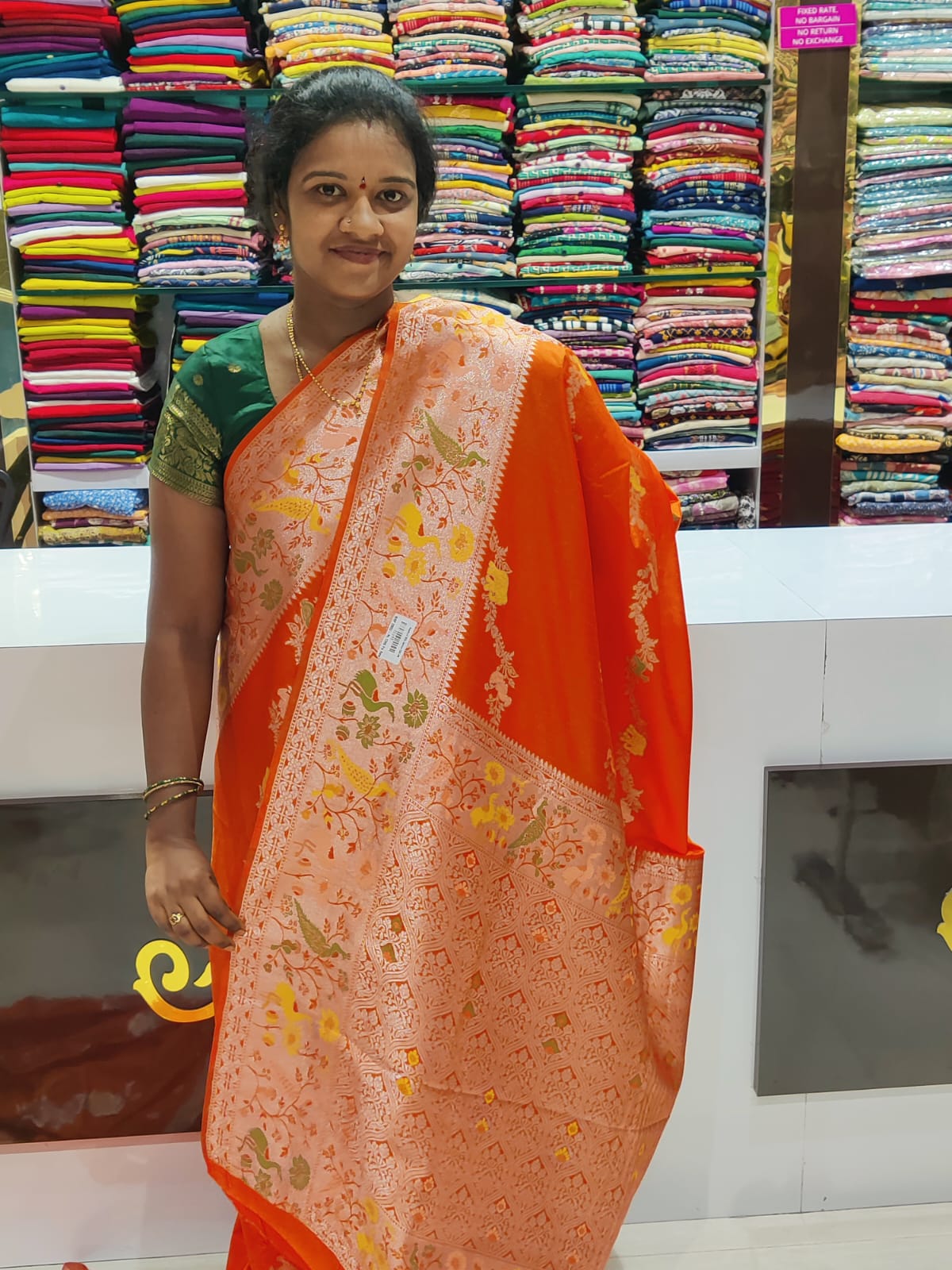 Kasturi Silk Paithani Border Saree