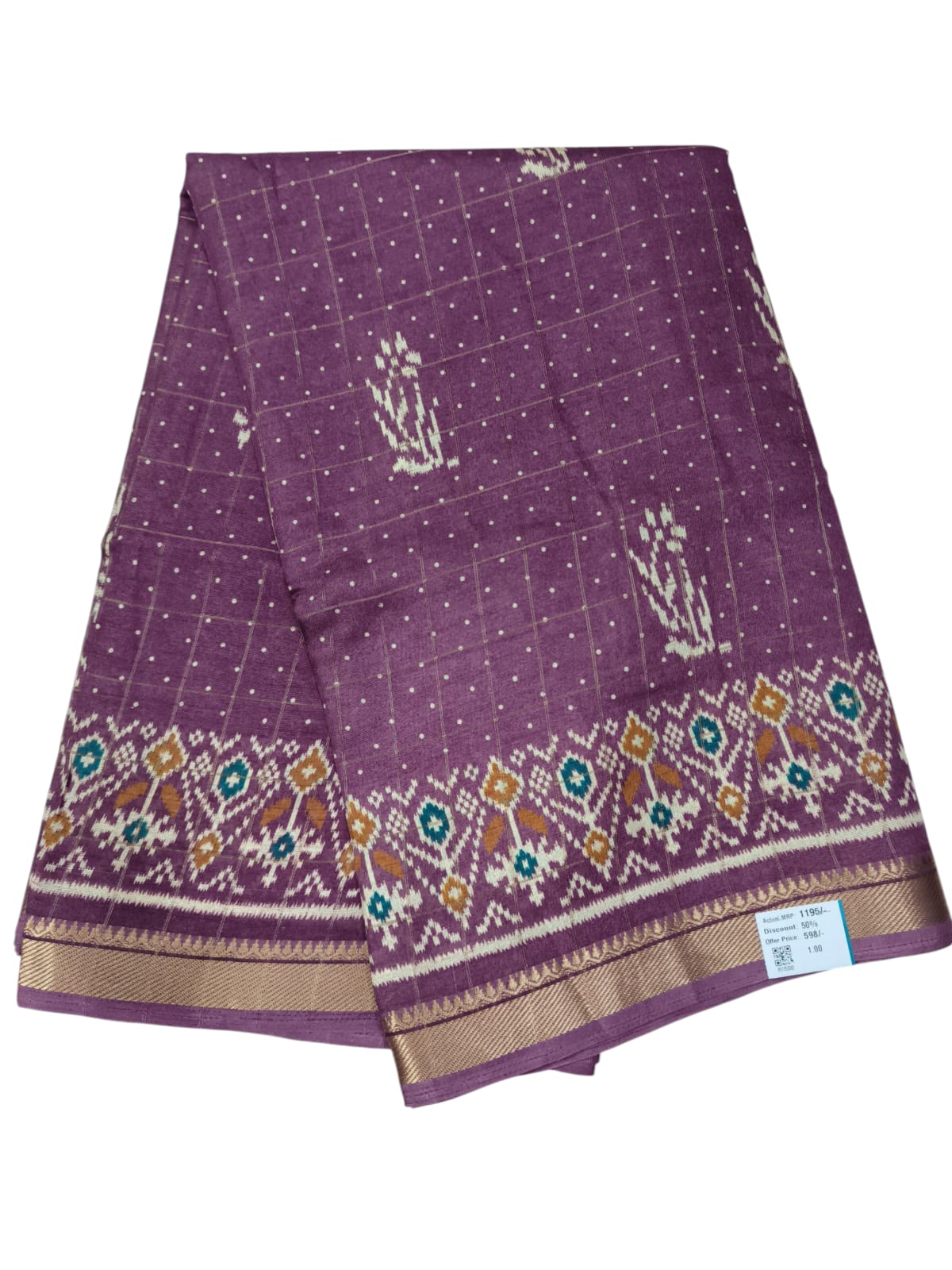 Kavya Dolla Silk Patola Print Saree