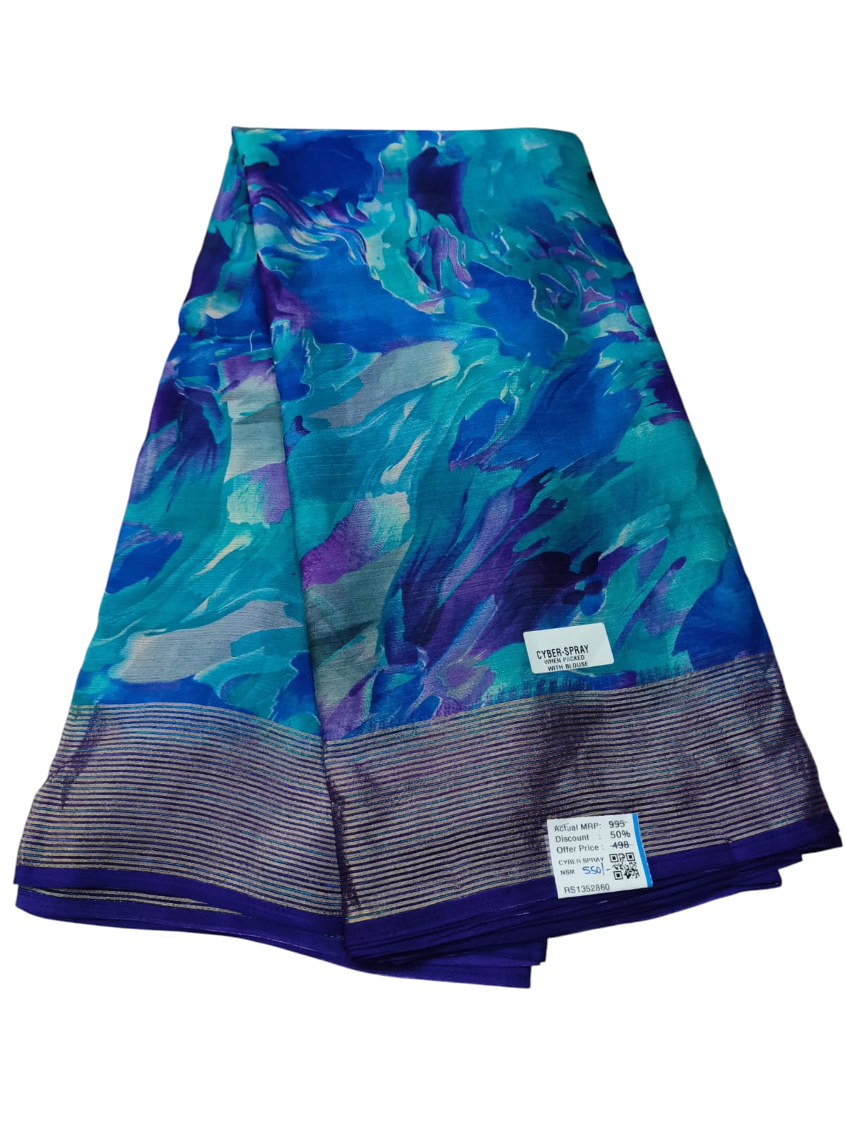 Shiffon Floral Digital Print Saree