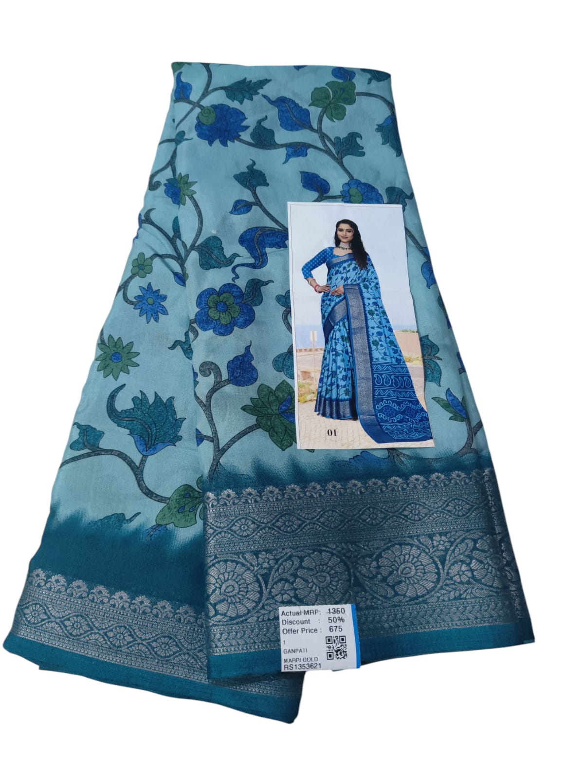 Crape Digital Print Saree