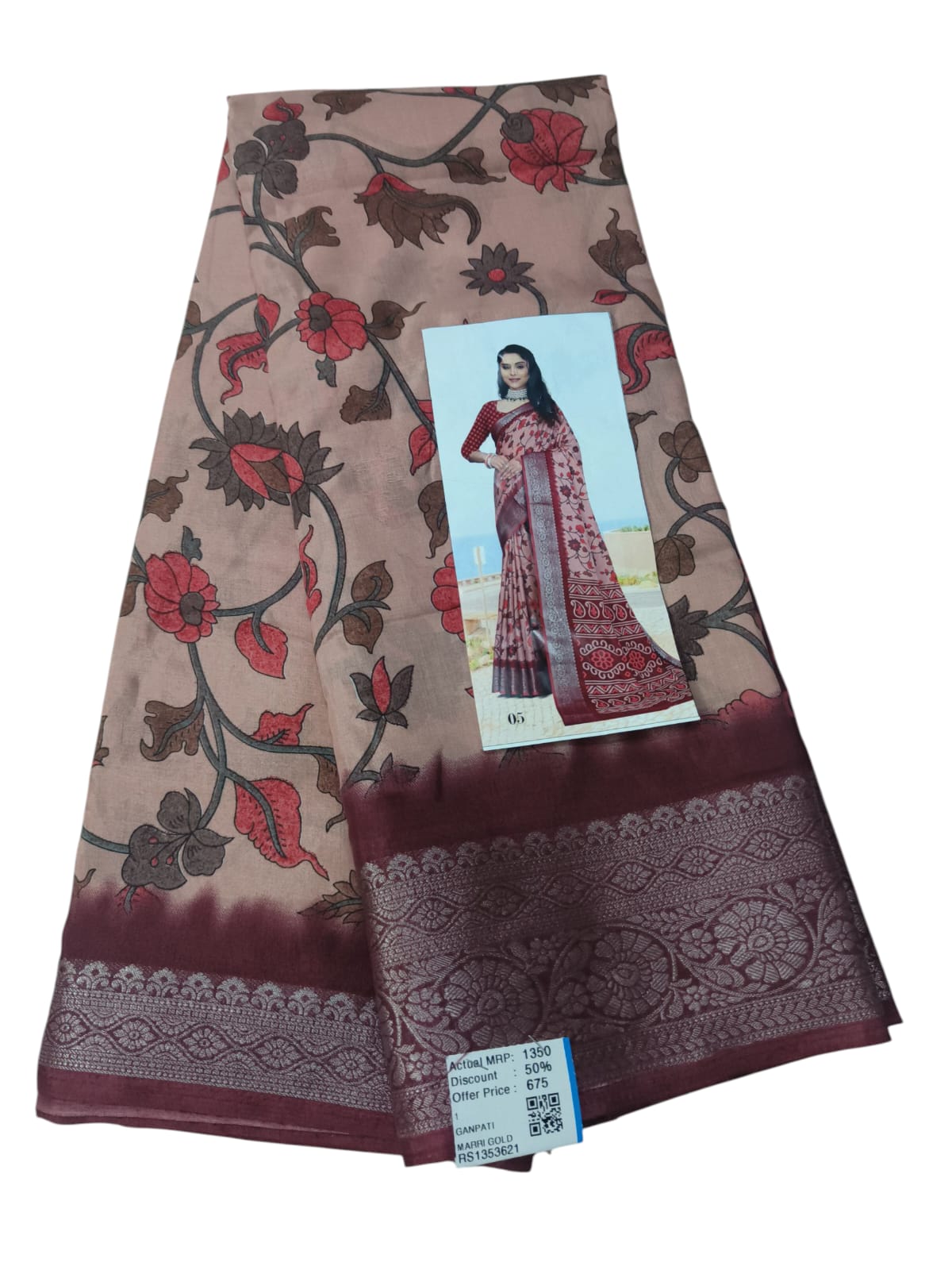Crape Digital Print Saree