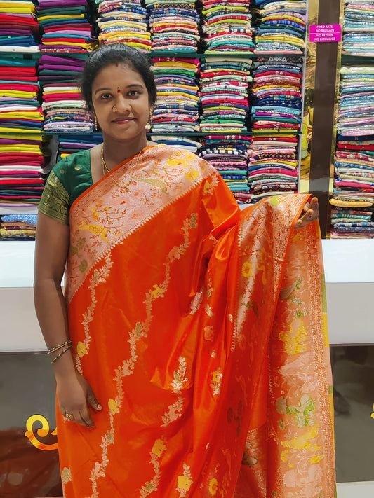 Kasturi Silk Paithani Border Saree