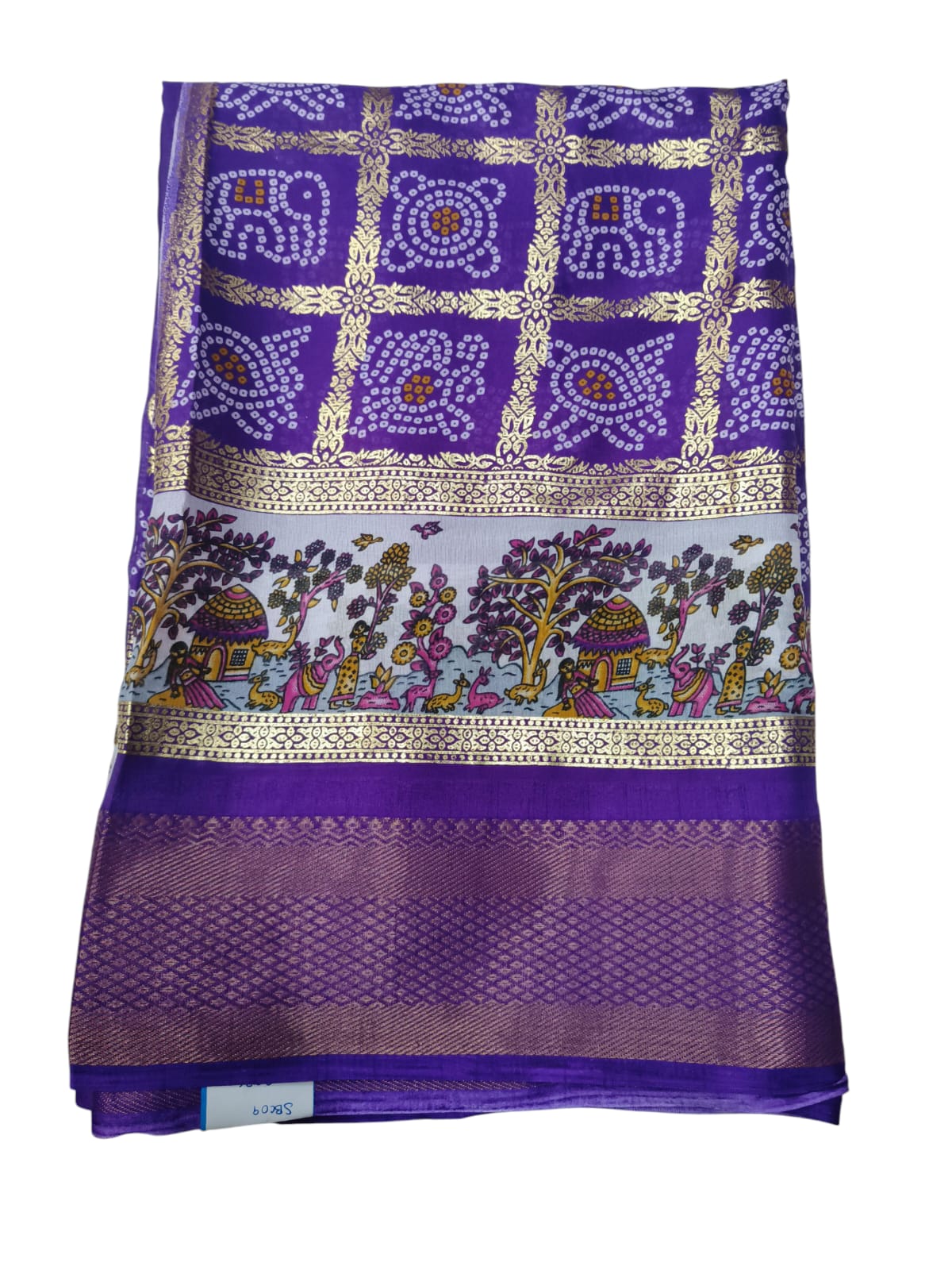 Kesar Pattu Crush Saree