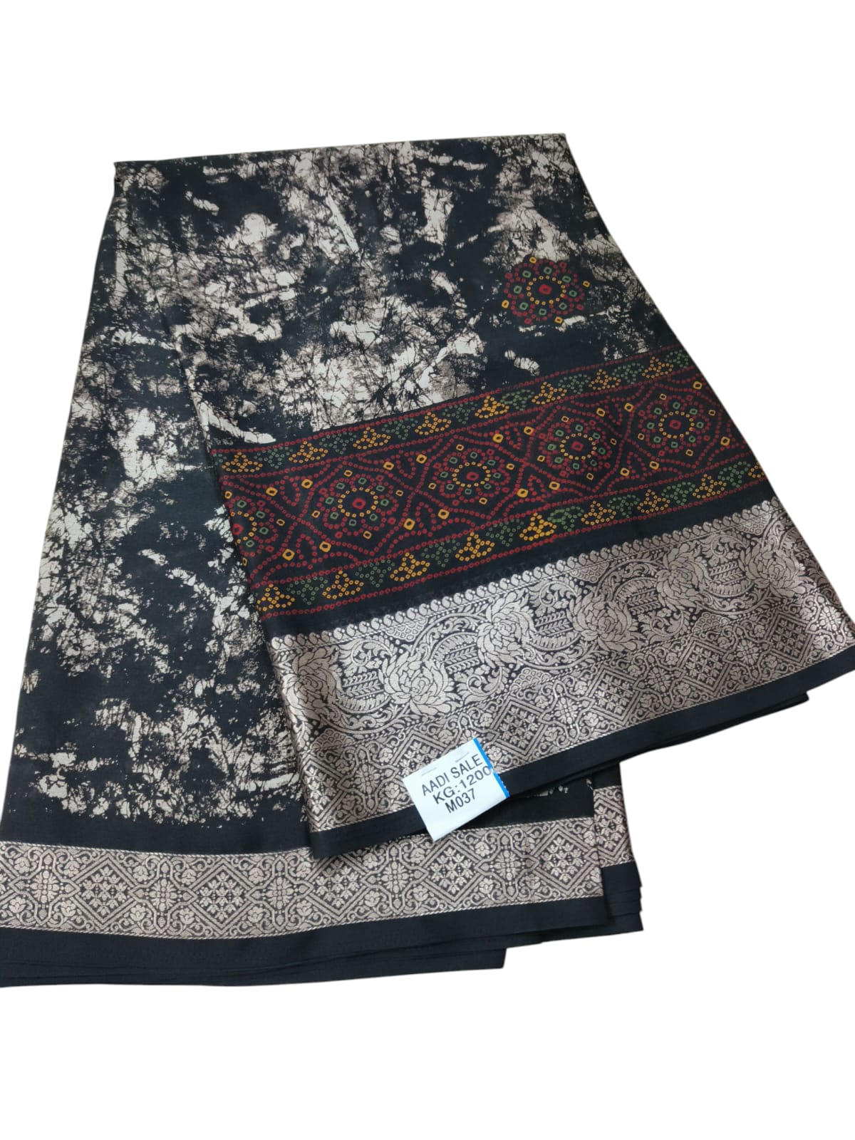 Shibori Print Georgette Saree