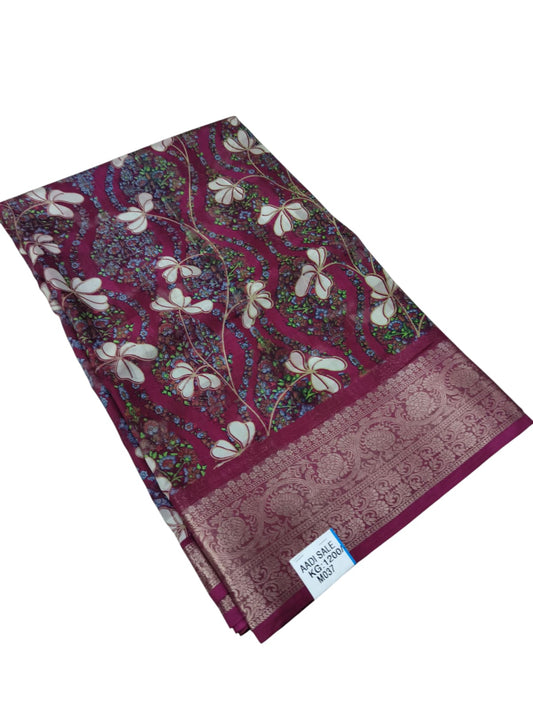 Onganja Floral Printed Saree