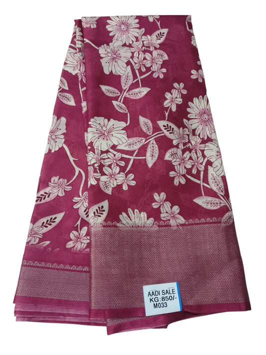 Dolla Silk floral Prints Saree